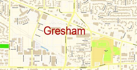 city of gresham map.